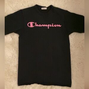 Champion black and pink t-shirt